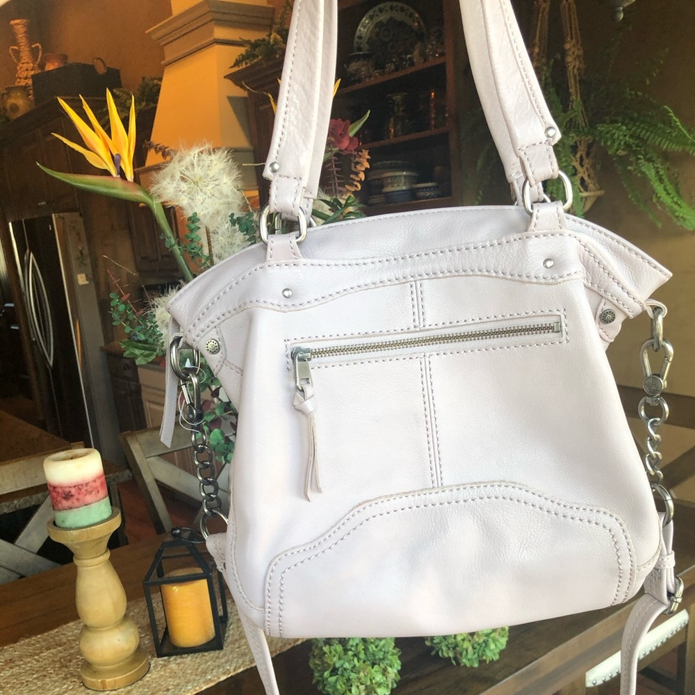 The Sak Leather Lilac Crossbody / Hobo Purse